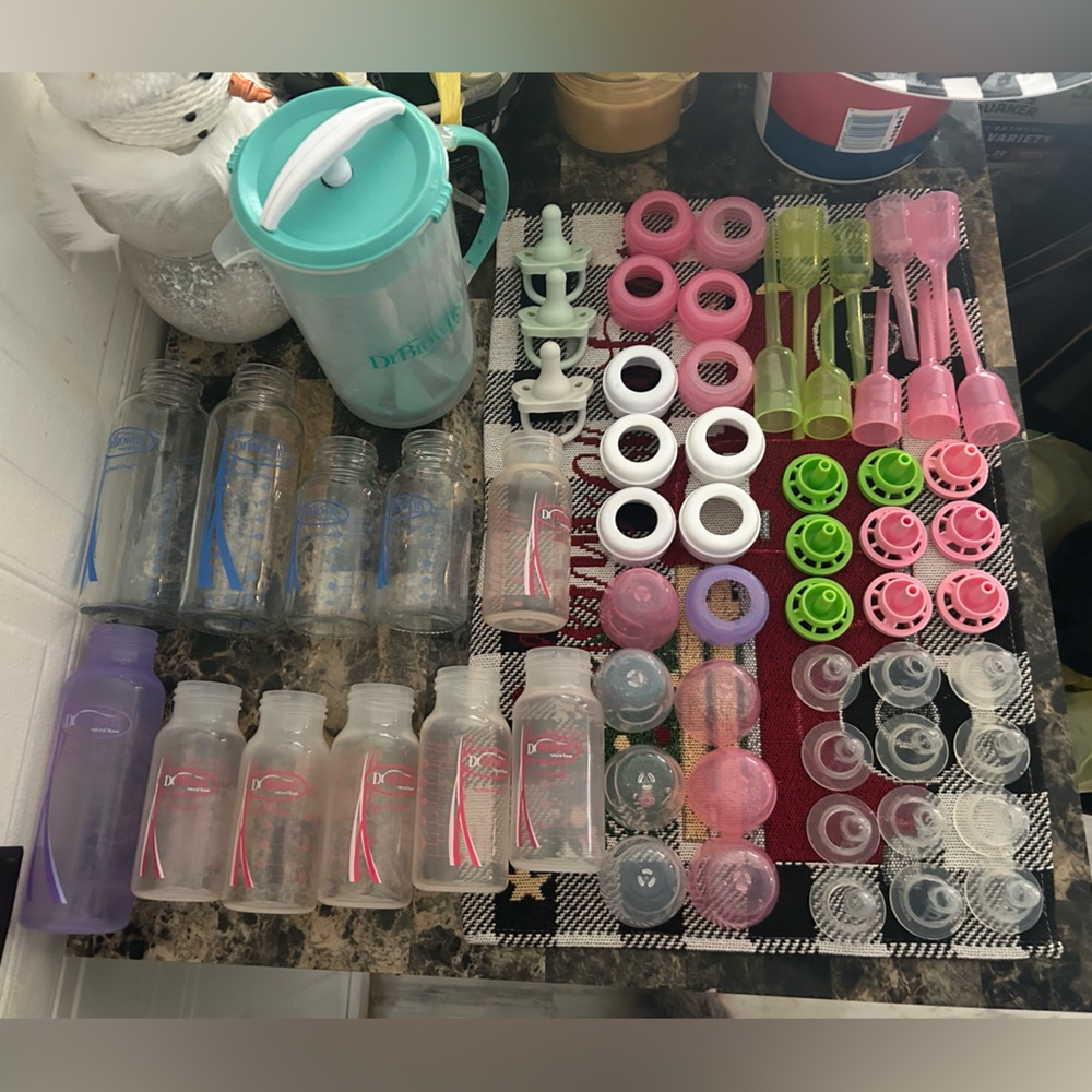 Assorted Baby Bottle Set with Accessories